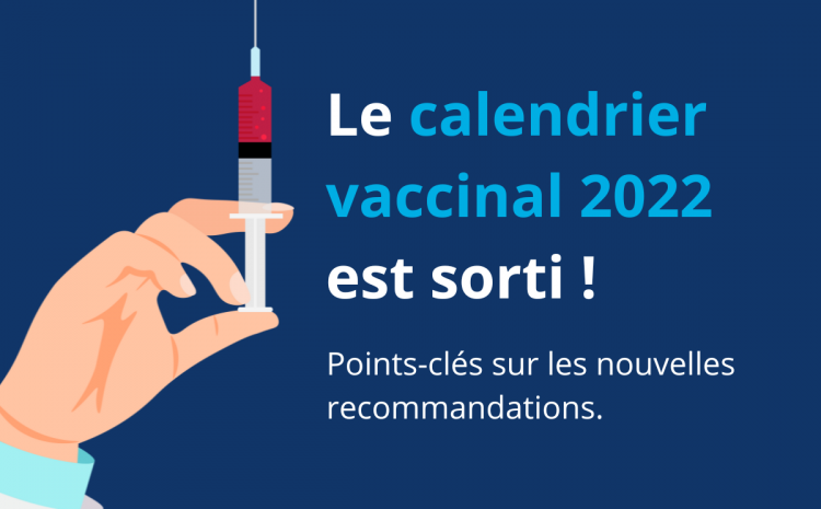  Calendrier vaccinal 2022